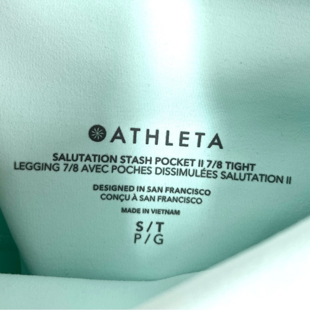 Athleta Salutation Stash Pocket II 7/8 Tight Size S Tall - Picture 8 of 11